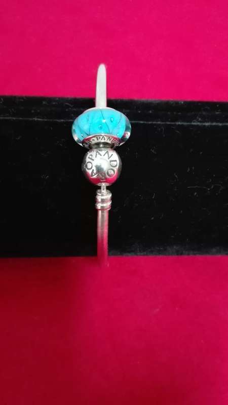 Pandora bangle with charm